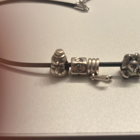 Necklace with 925 Sterling charms - Picture 2 of 3